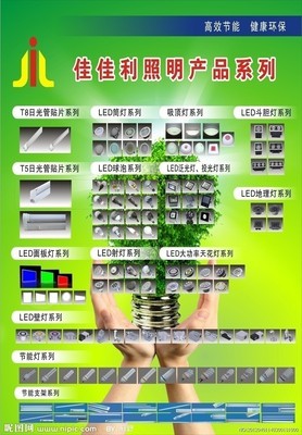 节能灯产品矢量图__海报设计_广告设计_矢量图库